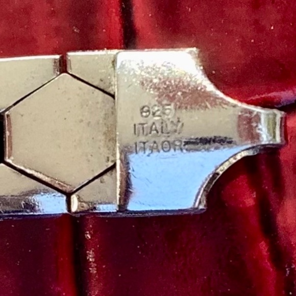 Amazing Italian Made 925 Sterling Silver Panther Style Bracelet - Picture 3 of 15